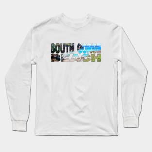 SOUTH GORGE BEACH - Stradbroke Island Brisbane Long Sleeve T-Shirt